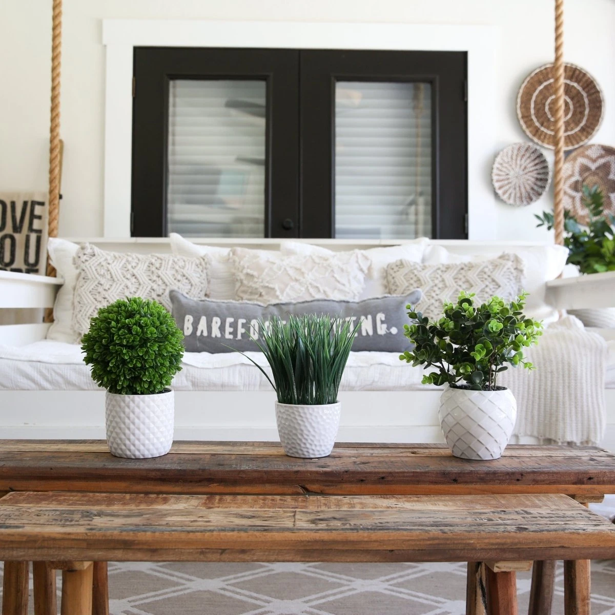 10-in Artificial Boxwood Topiary Plant With Decorative Planter 5 10-in Artificial Boxwood Topiary Plant With Decorative Planter - Image 3