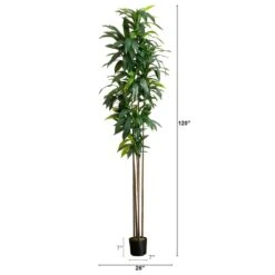 10-ft Artificial Dracaena Tree With Real Touch Leaves -Ed's plant shop 10 artificial dracaena tree with real touch leaves 497984