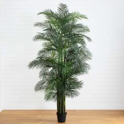 10-ft UV Resistant Artificial Areca Palm Tree (Indoor/Outdoor)