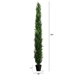 10-ft UV Resistant Artificial Cedar Pine Tree (Indoor/Outdoor) -Ed's plant shop 10 uv resistant artificial cedar pine tree indooroutdoor 267341