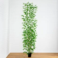 12-ft Artificial Bamboo Tree | Japanese-Inspired Tall Decor