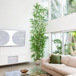 12-ft Artificial Bamboo Tree | Japanese-Inspired Tall Decor -Ed's plant shop 12 artificial bamboo tree japanese inspired tall decor 198064