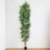 12-ft Artificial Bamboo Tree With Real Bamboo Trunks -Ed's plant shop 12 artificial bamboo tree with real bamboo trunks 383614