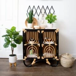 12-in Artificial Calathea Plant With Decorative Planter -Ed's plant shop 12 artificial calathea plant with decorative planter 558334