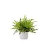 13-in Artificial Boston Fern Plant With Decorative Planter