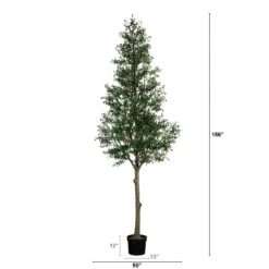 13-ft Giant Artificial Olive Tree 14 13-ft Giant Artificial Olive Tree -Ed's plant shop 13 giant artificial olive tree 445225
