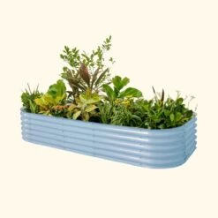17" Tall 10 In 1 Jumbo Modular Metal Raised Garden Bed Kit -Ed's plant shop 17 tall 10 in 1 jumbo modular metal raised garden bed kit 486152