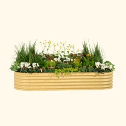 17" Tall 10 In 1 Jumbo Modular Metal Raised Garden Bed Kit -Ed's plant shop 17 tall 10 in 1 jumbo modular metal raised garden bed kit 776956