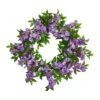 16-in Holiday Christmas Poinsettia Star Twig Wreath -Ed's plant shop 18 wisteria artificial wreath stunning purple floral decor 412484