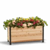 18" X 48" Cedar Planter Box – 24" Tall | Food-Safe Elevated Garden Bed