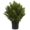 2-ft Artificial Cedar Bush (Indoor/Outdoor) -Ed's plant shop 2 artificial cedar bush indooroutdoor 901855