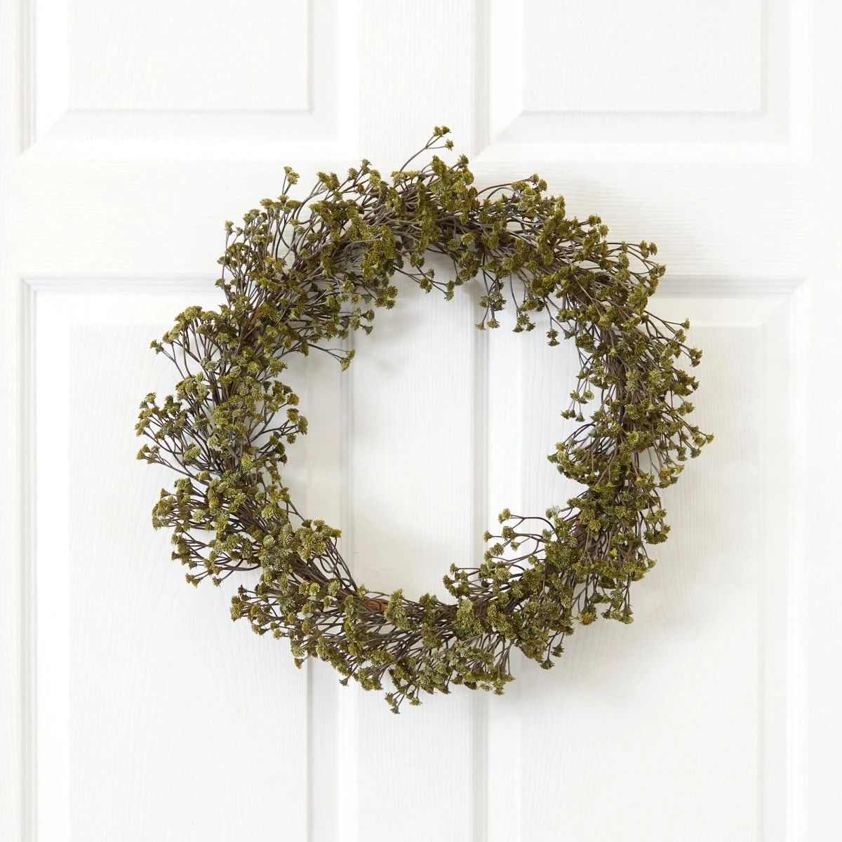20-in Autumn Gypsophila Wreath | Rustic Fall Décor 3 20-in Autumn Gypsophila Wreath | Rustic Fall Décor