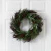 20-in Cedar And Ruscus With Berries Artificial Wreath -Ed's plant shop 20 cedar and ruscus with berries artificial wreath 402397