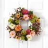24-in Lifelike Mixed Peony Wreath – Round Pastel Blooms & Berry Accents -Ed's plant shop 24 in lifelike mixed peony wreath round pastel blooms berry accents 6250552