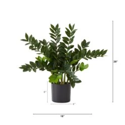 28-in Artificial ZZ Plant | Faux Zamioculcas For Effortless Indoor Greenery -Ed's plant shop 28 artificial zz plant faux zamioculcas for effortless indoor greenery 722914