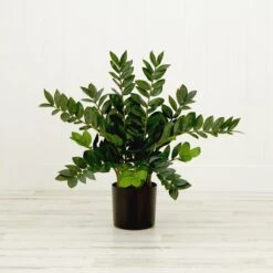28-in Artificial ZZ Plant | Faux Zamioculcas For Effortless Indoor Greenery -Ed's plant shop 28 artificial zz plant faux zamioculcas for effortless indoor greenery 888571