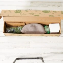 3-ft Artificial Fiddle Leaf Fig Tree With Handmade Cotton & Jute Woven Basket -Ed's plant shop 3 artificial fiddle leaf fig tree with handmade cotton jute woven basket diy kit 862064