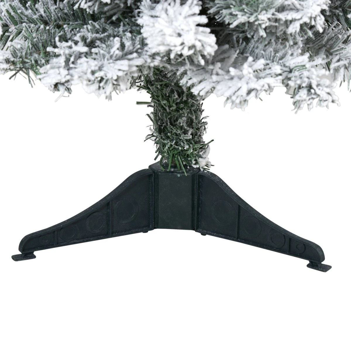 3-ft Flocked Rock Springs Spruce Artificial Christmas Tree With 50 LED Lights 6 3-ft Flocked Rock Springs Spruce Artificial Christmas Tree With 50 LED Lights - Image 4