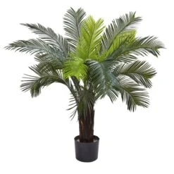 3-ft UV‑Resistant Cycas Palm Tree – Indoor/Outdoor Faux Plant -Ed's plant shop 3 uvresistant cycas palm tree indooroutdoor faux plant 2259923