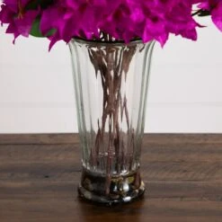 30-in Artificial Bougainvillea Arrangement In Glass Vase -Ed's plant shop 30 artificial bougainvillea arrangement in glass vase 329224