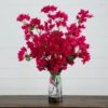 31-in Artificial Pink Bougainvillea Arrangement In Vase | Elegant Floral Décor
