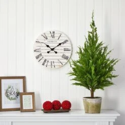 3.5-ft Cedar Pine Artificial Christmas Tree With Decorative Planter -Ed's plant shop 35 cedar pine artificial christmas tree with decorative planter 620117