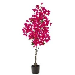 4-ft Bougainvillea Artificial Tree | Vibrant & Lifelike Floral Décor -Ed's plant shop 4 bougainvillea artificial tree vibrant lifelike floral decor 178078