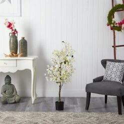 4-ft Bougainvillea Artificial Tree | Vibrant & Lifelike Floral Décor -Ed's plant shop 4 bougainvillea artificial tree vibrant lifelike floral decor 269176