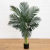 4-ft Double Stalk Golden Cane Artificial Palm Tree -Ed's plant shop 4 double stalk golden cane artificial palm tree 674570