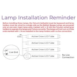 4' LED Grow Lamp – T8 HO Sun White Pro Spectrum -Ed's plant shop 4 led grow lamp t8 ho sun white pro spectrum 360876