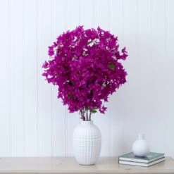 40-in Artificial Purple Bougainvillea Arrangement With Vase 12 40-in Artificial Purple Bougainvillea Arrangement With Vase -Ed's plant shop 40 artificial purple bougainvillea arrangement with vase 962114