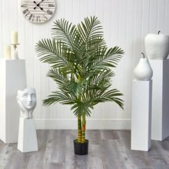 5-ft Golden Cane Artificial Palm Tree - Bring Paradise Indoors 12 5-ft Golden Cane Artificial Palm Tree - Bring Paradise Indoors -Ed's plant shop 5 golden cane artificial palm tree bring paradise indoors 507935