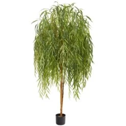 7-ft Willow Artificial Tree -Ed's plant shop 7 ft willow artificial tree 6701230