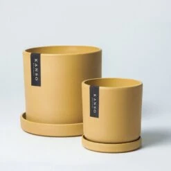 7 Inch Upcycled Signature Stone Planter Pot & Saucer 33 7 Inch Upcycled Signature Stone Planter Pot & Saucer -Ed's plant shop 7 inch upcycled signature stone planter pot saucer 633735