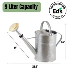 9 Liter- PLINT Watering Can With Removable Sprinkler Head -Ed's plant shop 9 liter plint watering can with removable sprinkler head 509016