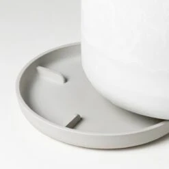 9 Inch Signature Stone Planter & Saucer -Ed's plant shop 9 signature stone planter saucer 518826