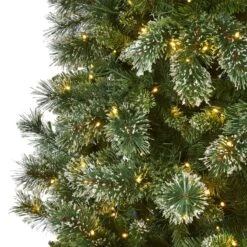 9-ft Slim Snow Tip Pine Tree – A Tall, Festive Elegance For Any Space -Ed's plant shop 9 slim snow tip pine tree a tall festive elegance for any space 738309