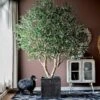 90″ Extra Large Artificial Olive Tree – Realistic Faux Décor -Ed's plant shop 90 extra large artificial olive tree realistic faux decor 549305