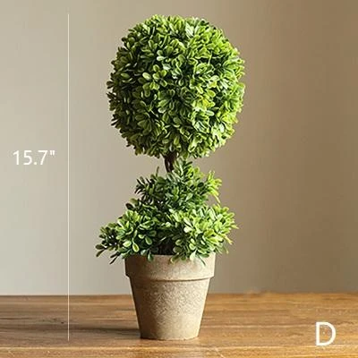 Artificial Faux Boxwood Topiary In Various Designs 4 Artificial Faux Boxwood Topiary In Various Designs - Image 2