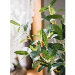Artificial Faux Olive Leaf Stem 21 Artificial Faux Olive Leaf Stem -Ed's plant shop artificial faux olive leaf stem 539919