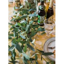 Artificial Faux Olive Leaf Stem 16 Artificial Faux Olive Leaf Stem -Ed's plant shop artificial faux olive leaf stem 630120