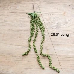 Artificial Hanging Succulent – 28" Teardrop (Real-Touch Finish) -Ed's plant shop artificial hanging succulent 28 teardrop real touch finish 820453
