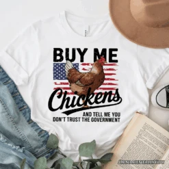 Buy Me Chickens T-Shirt, Patriotic American Retro Flag White Tee For Funny Country Style Lovers -Ed's plant shop buy me chickens t shirt patriotic american retro flag white tee for funny country style lovers 277523