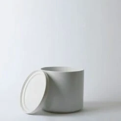 Ceramic Cylinder Planters With Saucer – Modern Indoor & Outdoor Pots In Multiple Sizes -Ed's plant shop ceramic cylinder planters with saucer modern indoor outdoor pots in multiple sizes 2182534