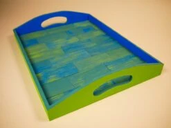 Chevron Wood Tray Kit -Ed's plant shop chevron wood tray kit 503861