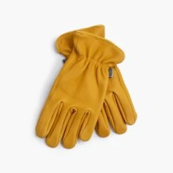 Barebones Classic Work & Gardening Glove: Mustard -Ed's plant shop classic work gardening glove mustard 274317