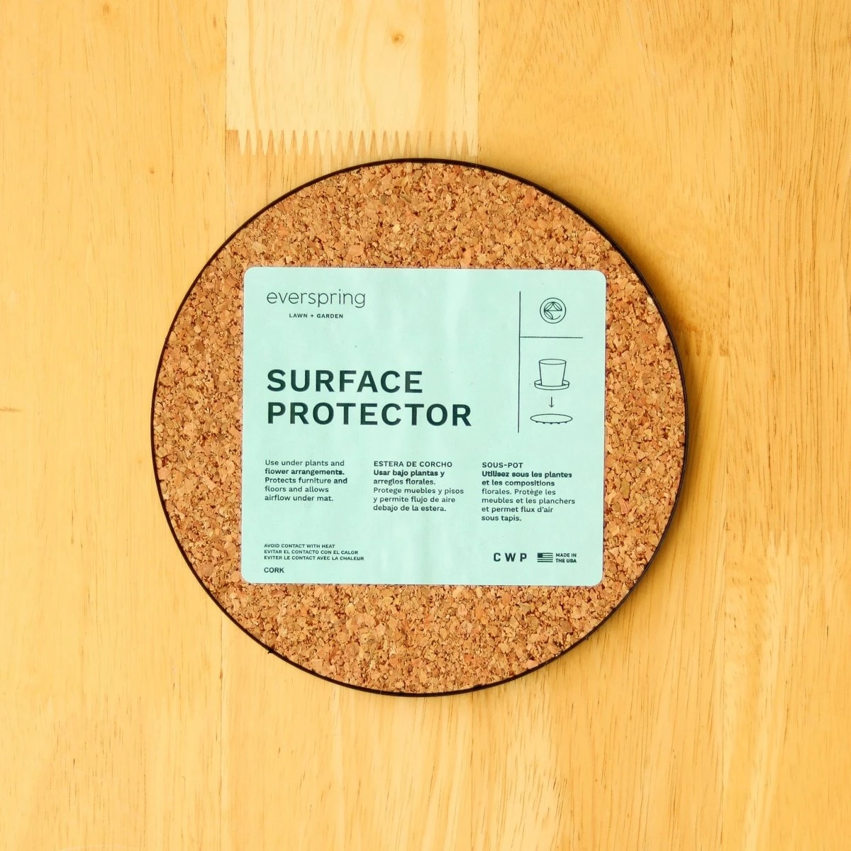 Curtis Wagner Plastics Cork Plant Mat 4 Curtis Wagner Plastics Cork Plant Mat - Image 2