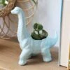 Diplodocus Dinosaur Planter Pot 2 Diplodocus Dinosaur Planter Pot -Ed's plant shop diplodocus dinosaur planter green 786203