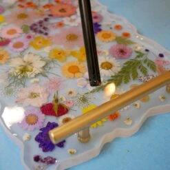 Floral Resin Serving Tray Kit -Ed's plant shop floral resin serving tray kit 313596