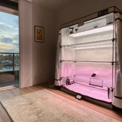 Flowers & Fruits 3-Tier Walden White LED Grow Tent Kit -Ed's plant shop flowers fruits 3 tier walden white led grow tent kit 744682